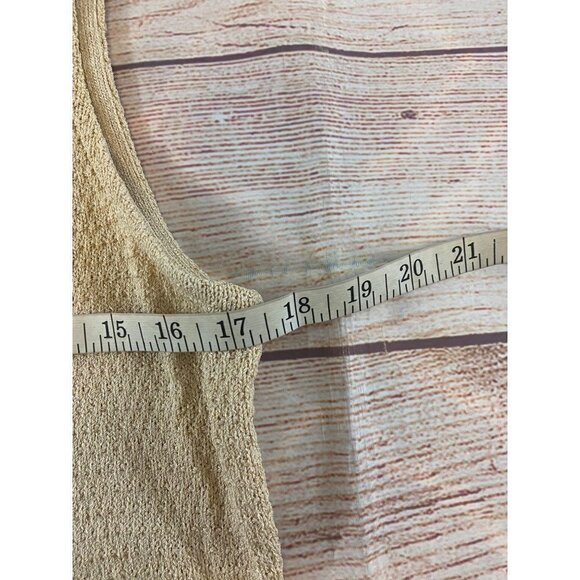 St John Collection Women's Beige Wool Blend Tank - Small - Picture 7 of 10